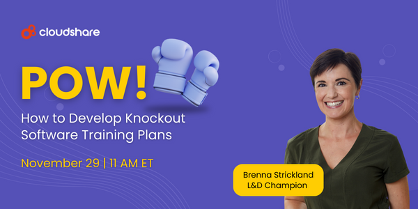 How to Develop Knockout Software Training Plans | Webinar Registration
